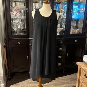 Thalia Sodi black high-low sleeveless dress with cutout back